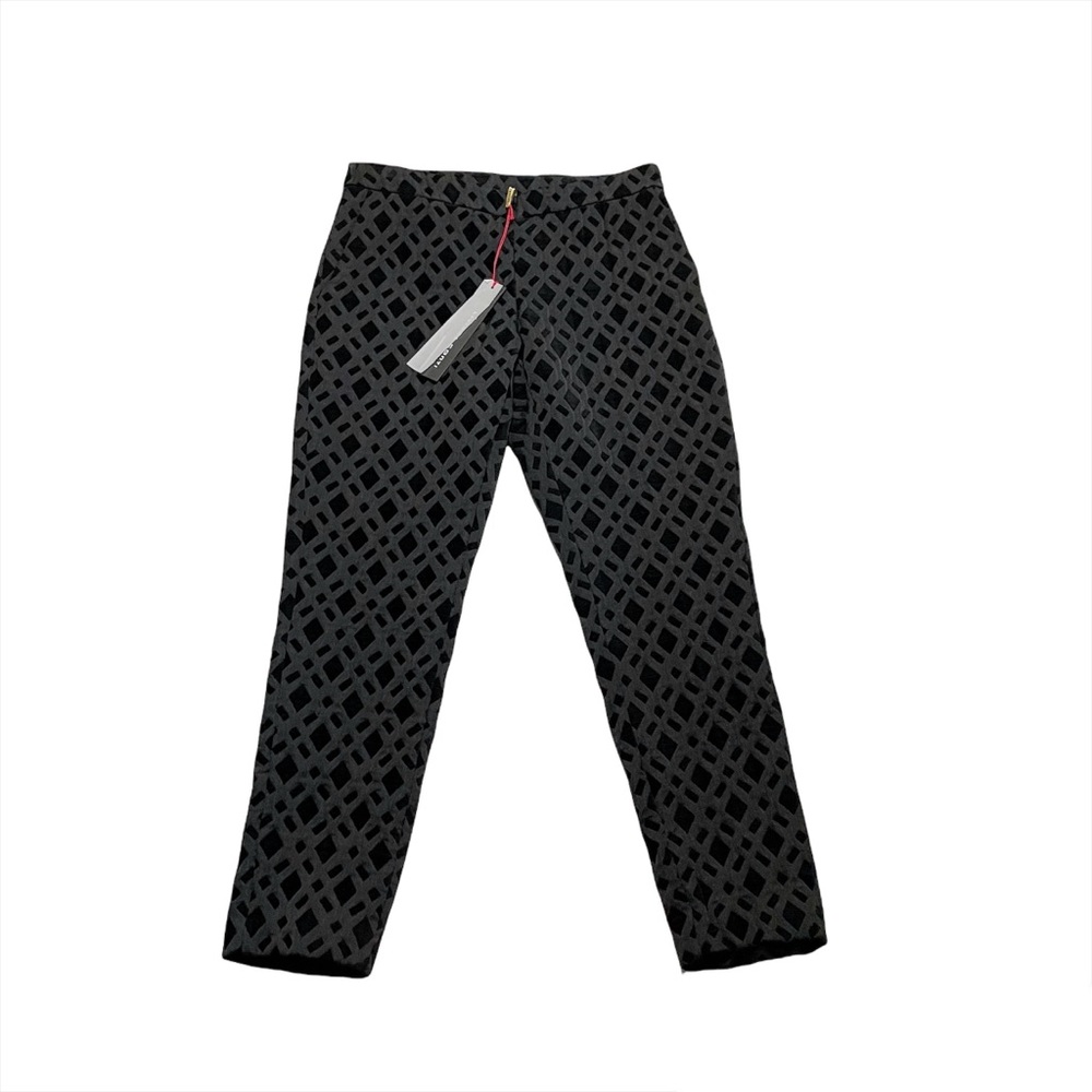 NWT Liviana Conti Designer Luxury Skinny Straight Business Casual Pants Size 10